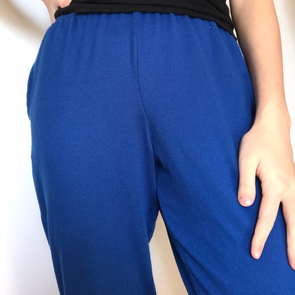 Soft Jockey Blue Drawstring Sweatpants
